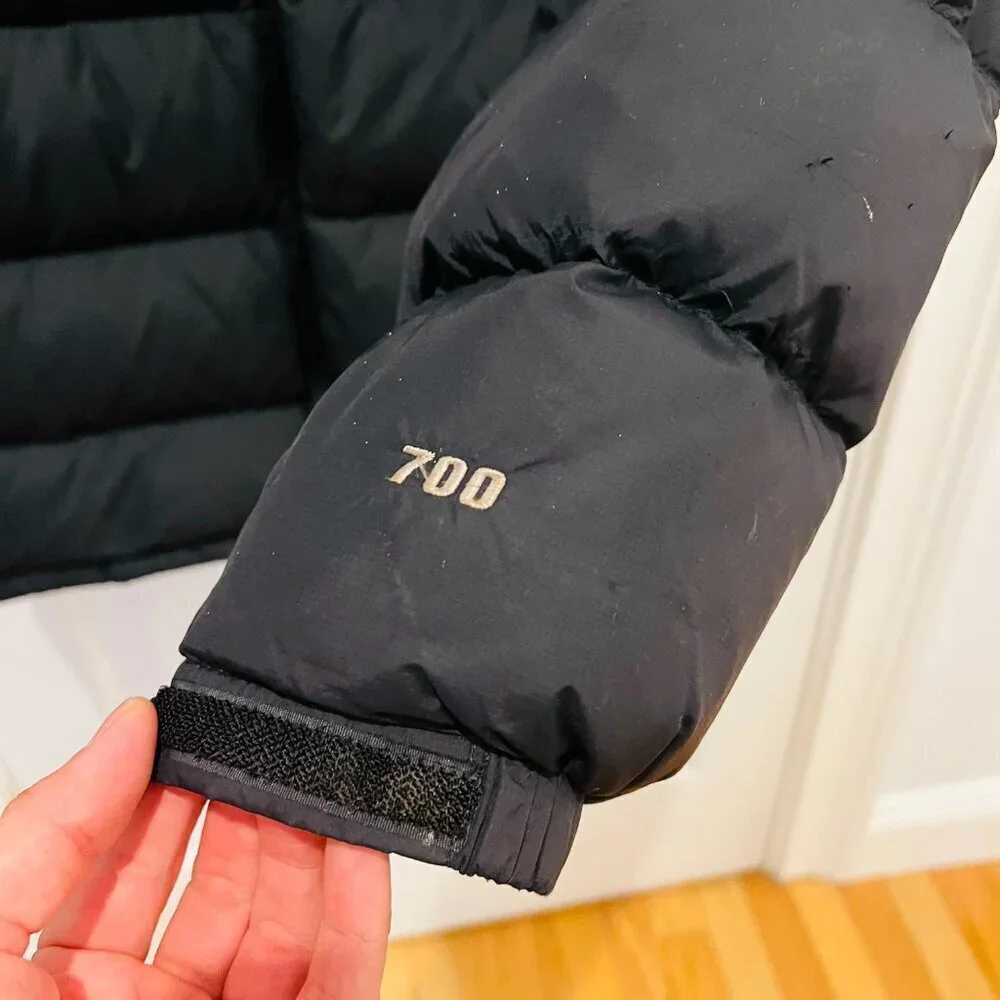 North Face Large Mens Retro 96 Nuptse 700 Down Winter Puffer Jacket Black Coat